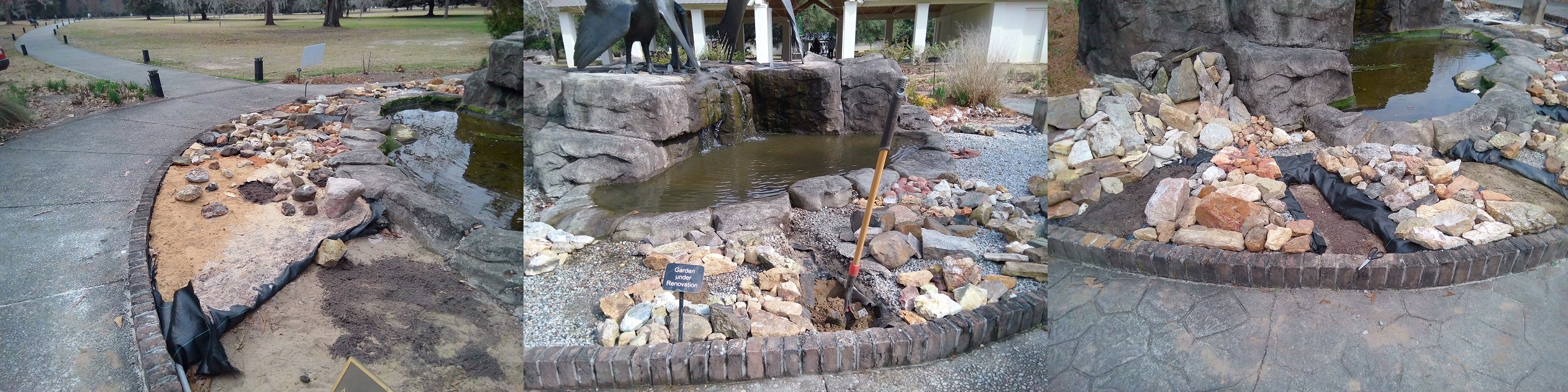 Construction during winter 2021 Construction during winter 2021