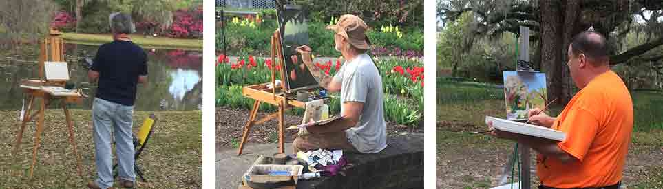 Plein Air Painters at Brookgreen Gardens