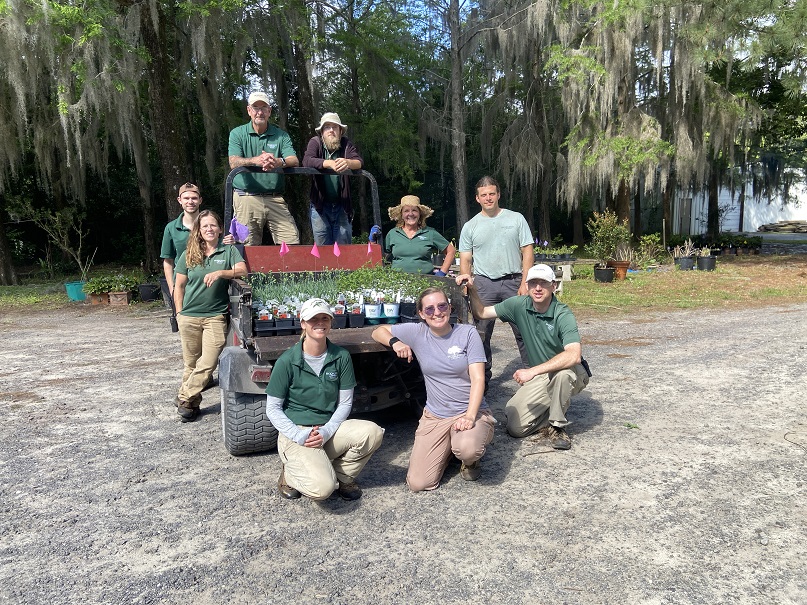 Brookgreen Gardens' Horticulture staff in April 2023