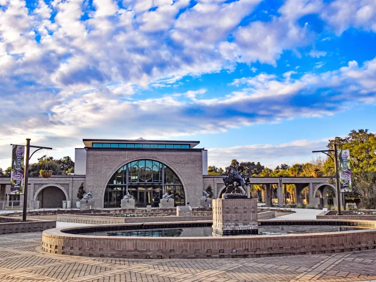 Purdy Welcome Center and Conservatory Gardens