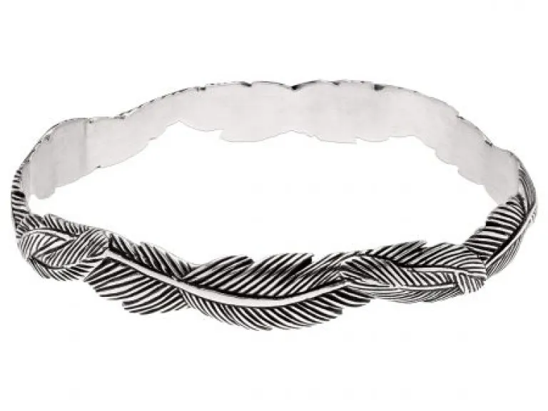 Grainger McKoy Bracelet silver feather