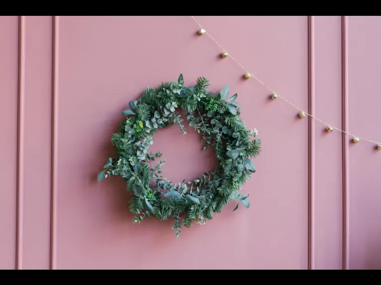 Holiday Wreath with Greenery