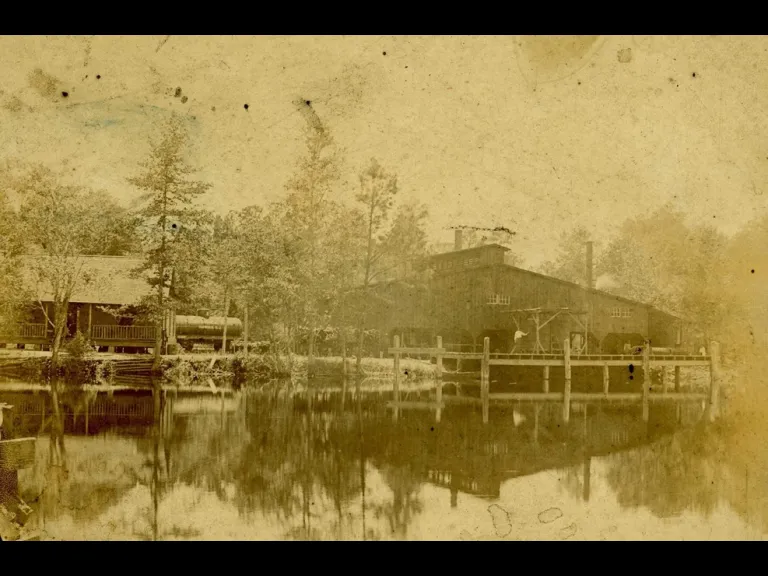 Horry County Museum Archived Photograph of building on the water
