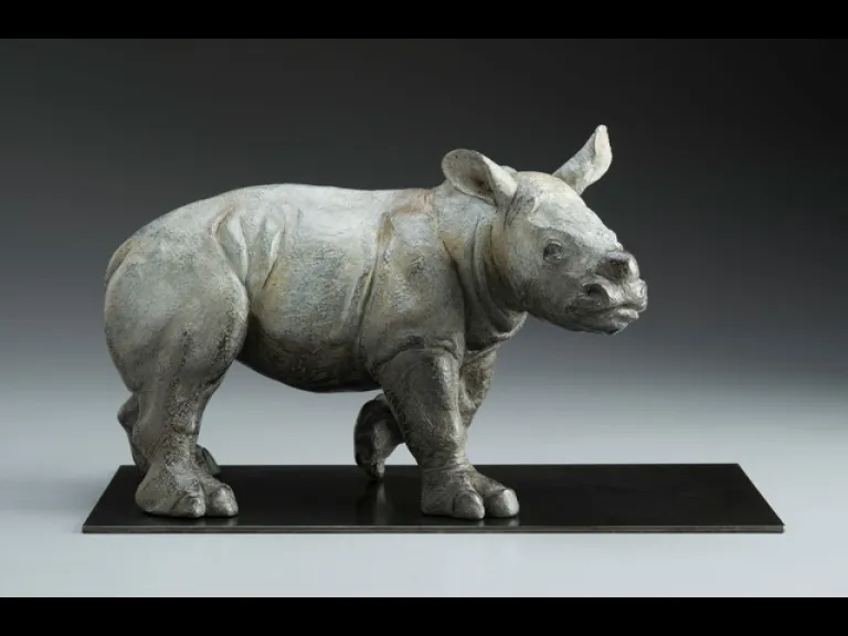 Society of Animal Artists Rhino Sculpture